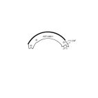 Brake Shoes - Single / Bulk - Remfd - H/D Truck 4515 (X4) (XEM4) (Fruehauf Quick Change 4th Generation) Haldex (GG) Fruehauf Trailer Axle - Quick Change - 4th Generation 23K High Performance Premium Haldex