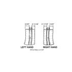 Brake Shoe Kits / Gripper - New - H/D Truck 4551 (X3) (XEM3) Haldex (GG) Fruehauf Trailer Axle - Quick Change 23K High Performance Premium Haldex