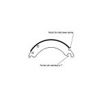Brake Shoes - Single / Bulk - Remfd - H/D Truck 4692 (DQU) (Dana Fast Rise / U Brake - Quick Change) Haldex (GG) Dana / Standard Forge Trailer Axle - Quick Change - U / FC Series Brake 23K High Performance Premium Haldex