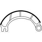 Brake Shoes - Single / Bulk - Remfd - H/D Truck 4515 (TC) (Rockwell / Timken Pin Type Cast) Haldex (GM) Rockwell / Meritor / Timken Drive / Trailer Axle - Pin Type - Cast Shoe 25K Severe Service Semi-Metallic Haldex