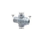 Air Brake Valves / Two Way / Double Check - New - H/D Truck Shuttle Haldex