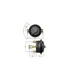 Air Brake Chamber / Service Type w/o Parking Brake - H/D Truck