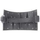Brake Shoes - Single / Bulk - New - Transit Bus & Coach 4657 Haldex TransitmaX MAN Cast Brake With 1 Pc Bushing Air - Double Web Premium Organic Transit Compound Haldex