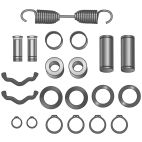 Brake Shoe Spring, Pin & Roller Hardware Kit - H/D Truck Haldex