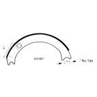 Brake Shoe Kits / Gripper - New - H/D Truck 4311 (E) (Post 1981) Haldex (HV77) Eaton Drive / Trailer Axle - Late Design 20K Economy Organic Haldex