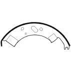Brake Shoes - Single / Bulk - Remfd - H/D Truck 1252 Haldex (GG) Wagner Steer Axle 23K High Performance Premium Haldex