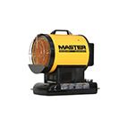 Master 80,000 BTU Battery Operated Kerosene/Diesel Radiant Heater with Thermostat - Battery Not Included