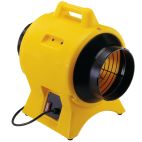 8 in 1/4 HP 115V/60Hz Confined Space Ventilator Fan - Yellow