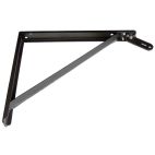 Black Stainless Steel Adjustable Wall Mount  - Up to 24 in Fan