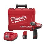 MILWAUKEE TOOL M12 FUEL™ 1/4" Impact Wrench Kit