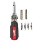MILWAUKEE TOOL 13in1 Cushion Grip Screwdriver with Schrader Bit