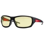 MILWAUKEE TOOL Performance Safety Glasses - Yellow Fog-Free Lenses