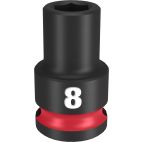 MILWAUKEE TOOL SHOCKWAVE Impact Duty™  3/8"Drive 8MM Standard 6 Point Socket