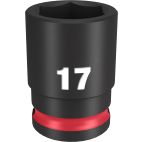 MILWAUKEE TOOL SHOCKWAVE Impact Duty™  3/8"Drive 17MM Standard 6 Point Socket