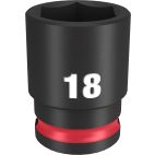 MILWAUKEE TOOL SHOCKWAVE Impact Duty™  3/8"Drive 18MM Standard 6 Point Socket