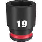 MILWAUKEE TOOL SHOCKWAVE Impact Duty™  3/8"Drive 19MM Standard 6 Point Socket