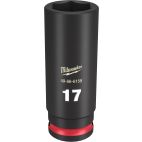 MILWAUKEE TOOL SHOCKWAVE Impact Duty™  3/8"Drive 17MM Deep 6 Point Socket