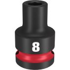 MILWAUKEE TOOL SHOCKWAVE Impact Duty™  1/2"Drive 8MM Standard 6 Point Socket