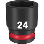 MILWAUKEE TOOL SHOCKWAVE Impact Duty™  1/2"Drive 24MM Standard 6 Point Socket