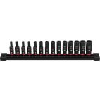MILWAUKEE TOOL 14PC SHOCKWAVE Impact Duty™  Metric Deep 6 Point Socket Set
