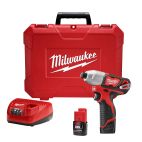 MILWAUKEE TOOL M12™ ¼”  Hex Impact Driver Kit