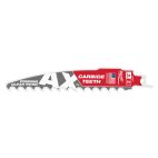 MILWAUKEE TOOL 6" 3 TPI The AX™ with Carbide Teeth for Pruning & Clean Wood SAWZALL® Blade 1PK
