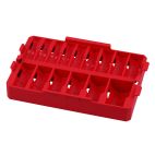 MILWAUKEE TOOL SHOCKWAVE Impact Duty™ Socket 1/2” Dr 15PC SAE TRAY ONLY