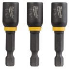 MILWAUKEE TOOL SHOCKWAVE Impact Duty™ 5/16” x 1-7/8” Magnetic Nut Driver 3PK