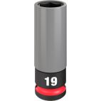 MILWAUKEE TOOL SHOCKWAVE Impact Duty™ 1/2 Drive 19MM Metric Lug Nut Wheel Socket