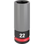 MILWAUKEE TOOL SHOCKWAVE Impact Duty™ 1/2 Drive 22MM Metric Lug Nut Wheel Socket