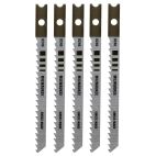 MILWAUKEE TOOL 3-1/8" 8TPI U-Shank Wood High Carbon Steel Jig Saw Blades 5PK