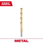MILWAUKEE TOOL 23/64" Thunderbolt® Titanium Coated Drill Bit