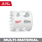 MILWAUKEE TOOL 2-1/2" HOLE DOZER™ with Carbide Teeth Hole Saw