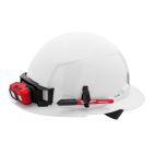 MILWAUKEE TOOL BOLT™ White Full Brim Hard Hat w/4pt Ratcheting Suspension (USA) - Type 1, Class E