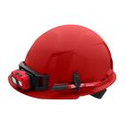MILWAUKEE TOOL BOLT™ Red Front Brim Hard Hat w/4pt Ratcheting Suspension (USA) - Type 1, Class E