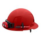 MILWAUKEE TOOL BOLT™ Red Full Brim Hard Hat w/6pt Ratcheting Suspension (USA) - Type 1, Class E