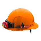 MILWAUKEE TOOL BOLT™ Orange Full Brim Hard Hat w/6pt Ratcheting Suspension (USA) - Type 1, Class E