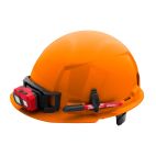 MILWAUKEE TOOL BOLT™ Orange Front Brim Hard Hat w/6pt Ratcheting Suspension (USA) - Type 1, Class E