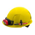 MILWAUKEE TOOL BOLT™ Yellow Front Brim Vented Hard Hat w/4pt Ratcheting Suspension (USA) - Type 1, Class C