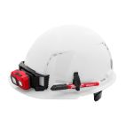 MILWAUKEE TOOL BOLT™ White Front Brim Vented Hard Hat w/6pt Ratcheting Suspension (USA) - Type 1, Class C