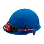 MILWAUKEE TOOL BOLT™ Blue Front Brim Vented Hard Hat w/6pt Ratcheting Suspension (USA) - Type 1, Class C
