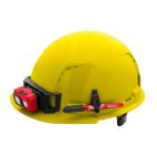 MILWAUKEE TOOL BOLT™ Yellow Front Brim Vented Hard Hat w/6pt Ratcheting Suspension (USA) - Type 1, Class C