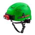 MILWAUKEE TOOL BOLT™ Green Vented Safety Helmet (USA) - Type 2, Class C