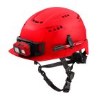 MILWAUKEE TOOL BOLT™ Red Front Brim Vented Safety Helmet (USA) - Type 2, Class C