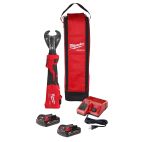 MILWAUKEE TOOL M18™ FORCE LOGIC™ 6T Linear Utility Crimper Kit w/ Snub Nose Jaw