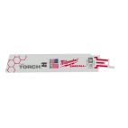 MILWAUKEE TOOL 6" 18 TPI The Torch™ SAWZALL® Blades (5 Pk)