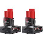 MILWAUKEE TOOL M12™ REDLITHIUM™ XC Battery Two Pack