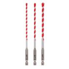 MILWAUKEE TOOL 3pc. SHOCKWAVE™ Carbide Hammer Drill Bit Kit