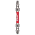MILWAUKEE TOOL SHOCKWAVE™ PH2/SQ2 Impact Double Ended Bit