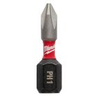 MILWAUKEE TOOL SHOCKWAVE™ Impact Phillips #1 Insert Bits (2PK)